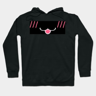 Nyan Blush Black Hoodie